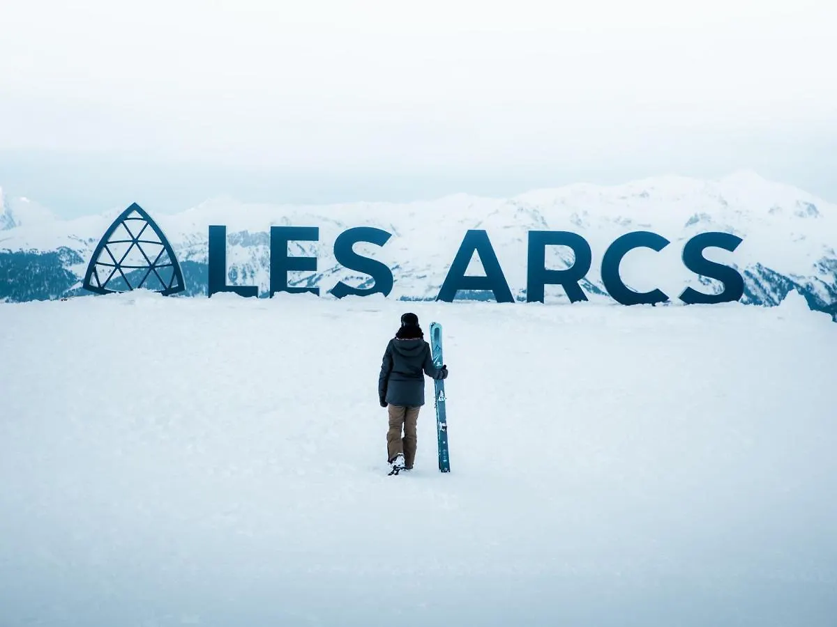 Charmant Appartement Renove 3 Pieces Skis Aux Pieds - Arc 1950 - Fr-1-686-5 Les Arcs  Frankrig